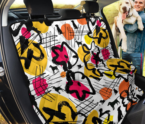 Dog Art Print Pet Seat covers