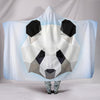 Panda Vector Art Print Hooded Blanket