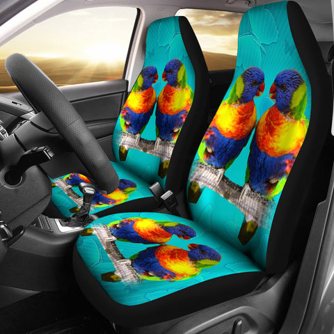 Lories And Lorikeets Bird Print Car Seat Covers