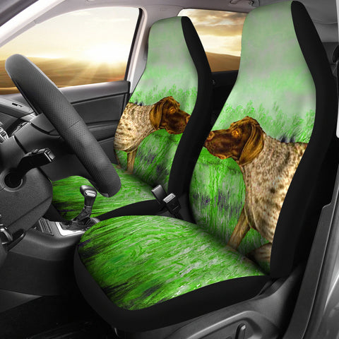 German Shorthaired (Pointer) Dog Print Car Seat Covers