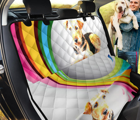 Airedale Terrier Print Pet Seat Covers