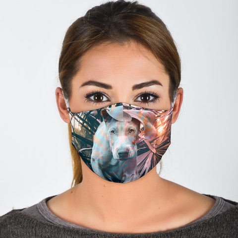 Lovely Weimaraner Print Face Mask