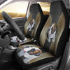 Cute Saint Bernard Dog Print Car Seat Covers