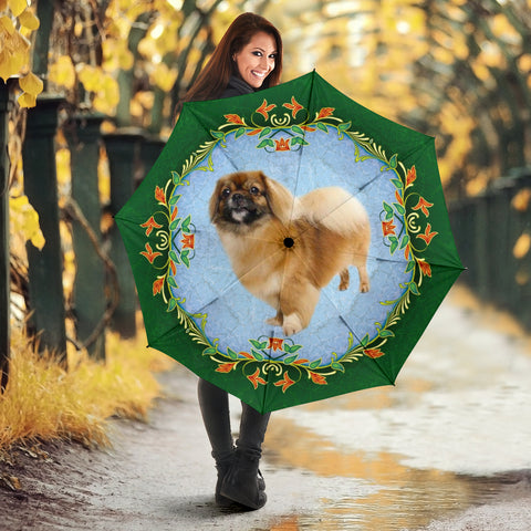 Tibetan Spaniel Print Umbrellas