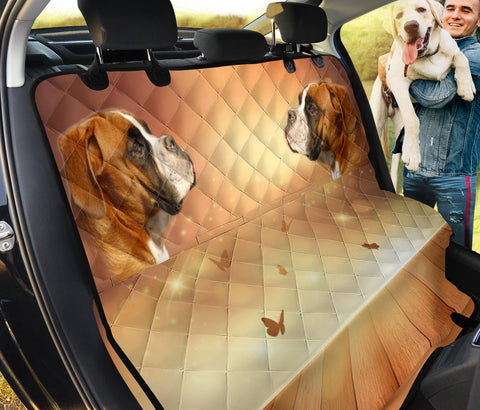 Boxer Dog Print Pet Seat Covers