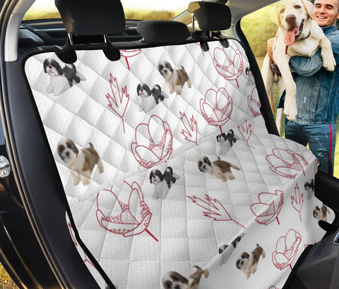 Shih Tzu Dog Print Pet Seat covers