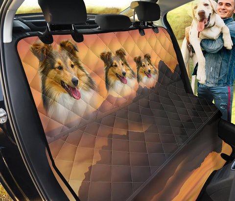 Shetland Sheepdog Print Pet Seat Covers