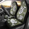 Happy Fish Print Car Seat Covers