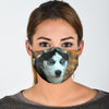 Amazing Siberian Husky Print Face Mask