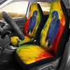 Hyacinth Macaw Print Car Seat Covers