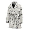 Japanese Chin Dog Print Women's Bath Robe