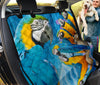 Blue-and-yellow macaw Parrot Print Pet Seat Covers