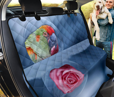 Lovely Red Fronted Macaw Print Pet Seat Covers