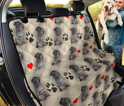 Cesky Terrier Print Pet Seat covers