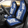 Yorkie Dog Print Car Seat Covers