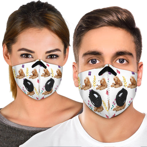 Spinone Italiano Dog Print Premium Face Mask