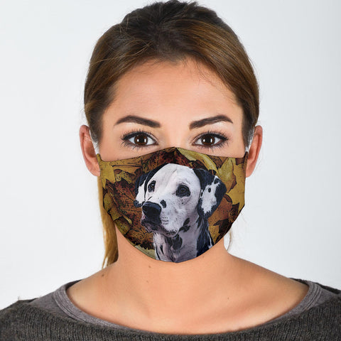 Lovely Dalmatian Print Face Mask