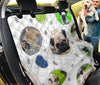 Cute Pug Art Print Pet Seat Covers