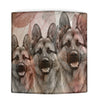 German Shepherd Print Women's Leather Wallet