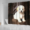 Shihpoo Dog Print Shower Curtain