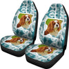 Cute Cavalier King Charles Spaniel Print Car Seat Covers