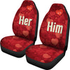 Him & Her Valentine's Day Special Car Seat Cover Seat