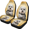 Dandie Dinmont Terrier Dog Print Car Seat Covers