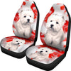 West Highland White Terrier Dog Print Car Seat Covers