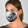 Lovely Borzoi Print Face Mask