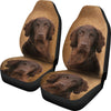 Flat Coated Retriever Print Car Seat Covers