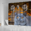 Amazing British Shorthair Cats Shower Curtain