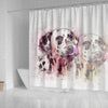 Dalmatian Dog Watercolor Art Print Shower Curtains