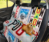 Pug Mom Print Pet Seat Covers