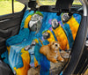 Blue-and-yellow macaw Parrot Print Pet Seat Covers