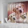 Amazing Labrador Retriever Print Shower Curtains