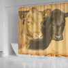 Dexter Cattle (Cow) Print Shower Curtain