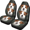 Cute Jack Russell Terrier Print Car Seat Covers