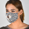 Cute Snowshoe Cat Print Face Mask