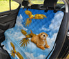 Cute Blue And Yellow Macaw Print Pet Seat Covers