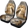 Afghan Hound Dog Print Car Seat Covers