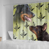 Beauceron Dog Print Shower Curtain