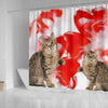 American Bobtail Print Shower Curtains