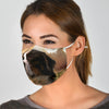 Lovely Bernese Mountain Dog Print Face Mask