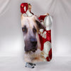 Chinook Dog Print Hooded Blanket