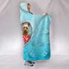 Cairn Terrier In Heart Print Hooded Blanket