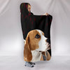 Cute Beagle Dog 3D Print Hooded Blanket