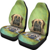 English Mastiff Dog Print Car Seat Covers