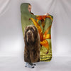 Cute Sussex Spaniel Print Hooded Blanket