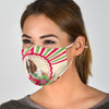 Cute Basset Hound Print Face Mask