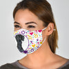 Great Dane Dog Print Face Mask